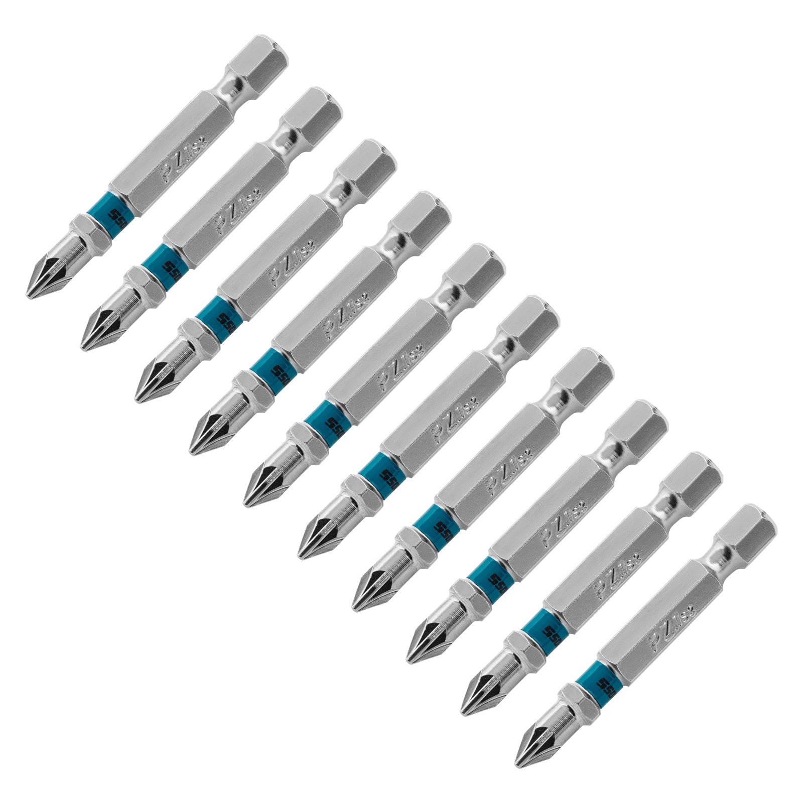 К-т битове PZ1 х 50 мм, стомана S2, 10 бр. Gross