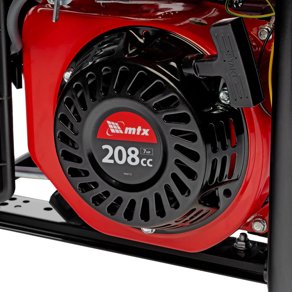 Бензинов генератор RS-4000, 3,3 kW, 230V, ръчен стартер// MTX