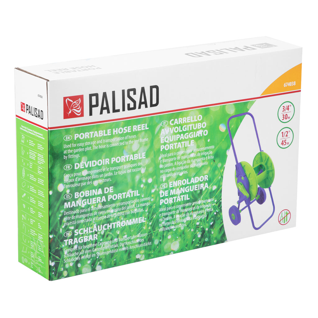 Макара за маркуч, 30 м, на колела Palisad