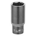 Вложка ударна, удължена, 27 мм, 6-стенна, CrV, 1/2"  STELS