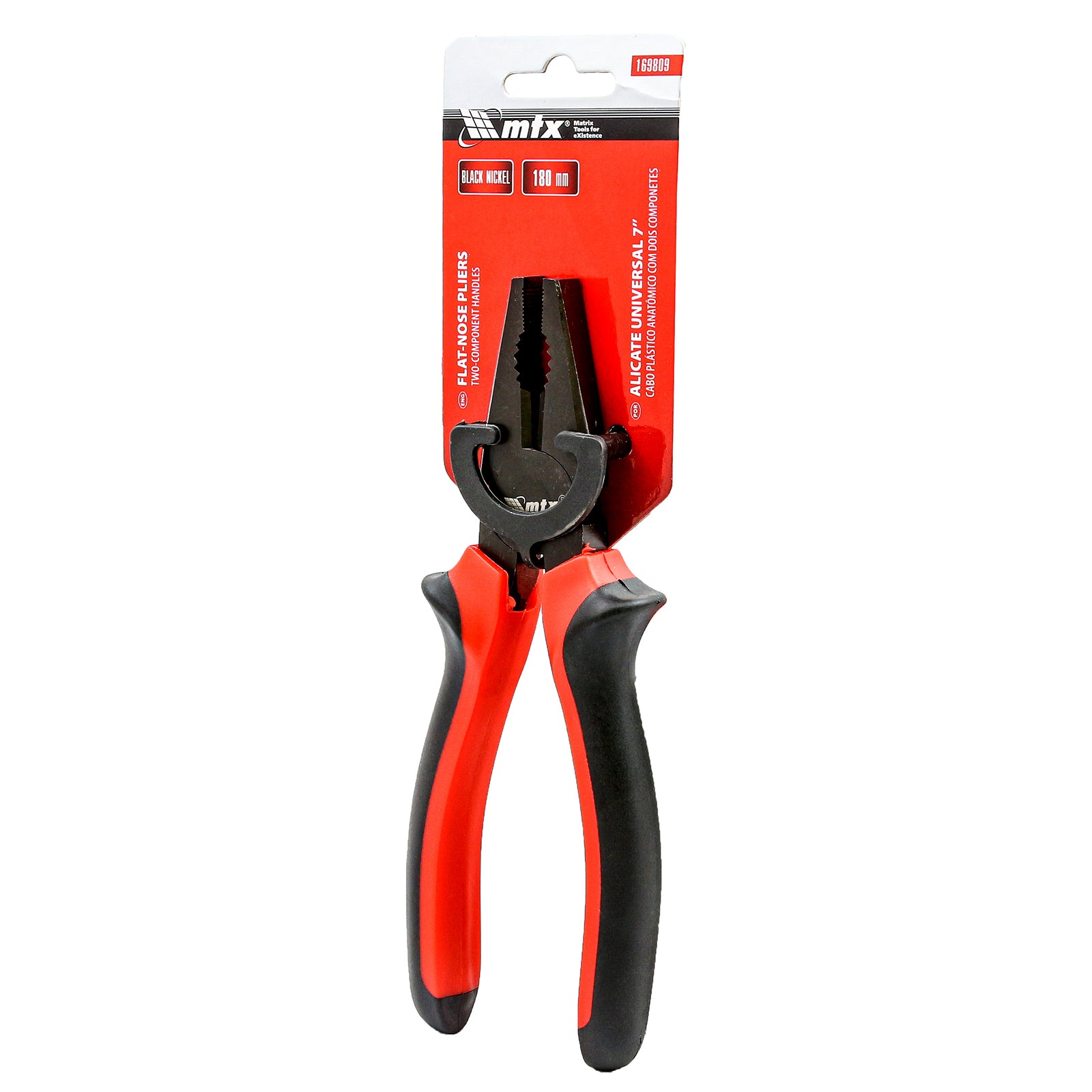 Клещи комбинирани Black Nickel, 180 мм, двукомпонентни дръжки MTX