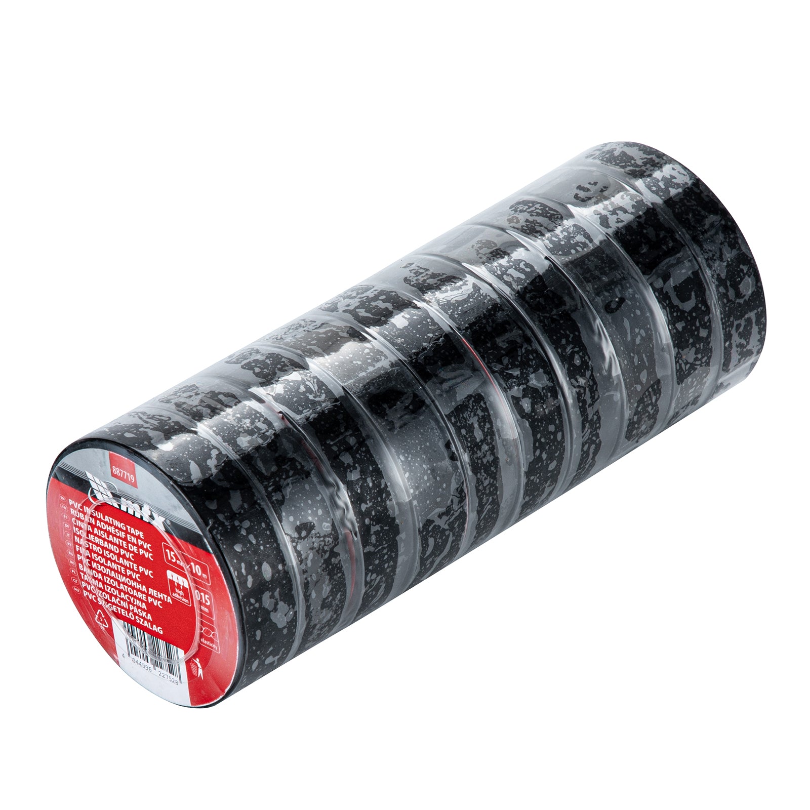 Изолирбанд, PVC, 15 мм x 10 м, черен, 150µm MTX