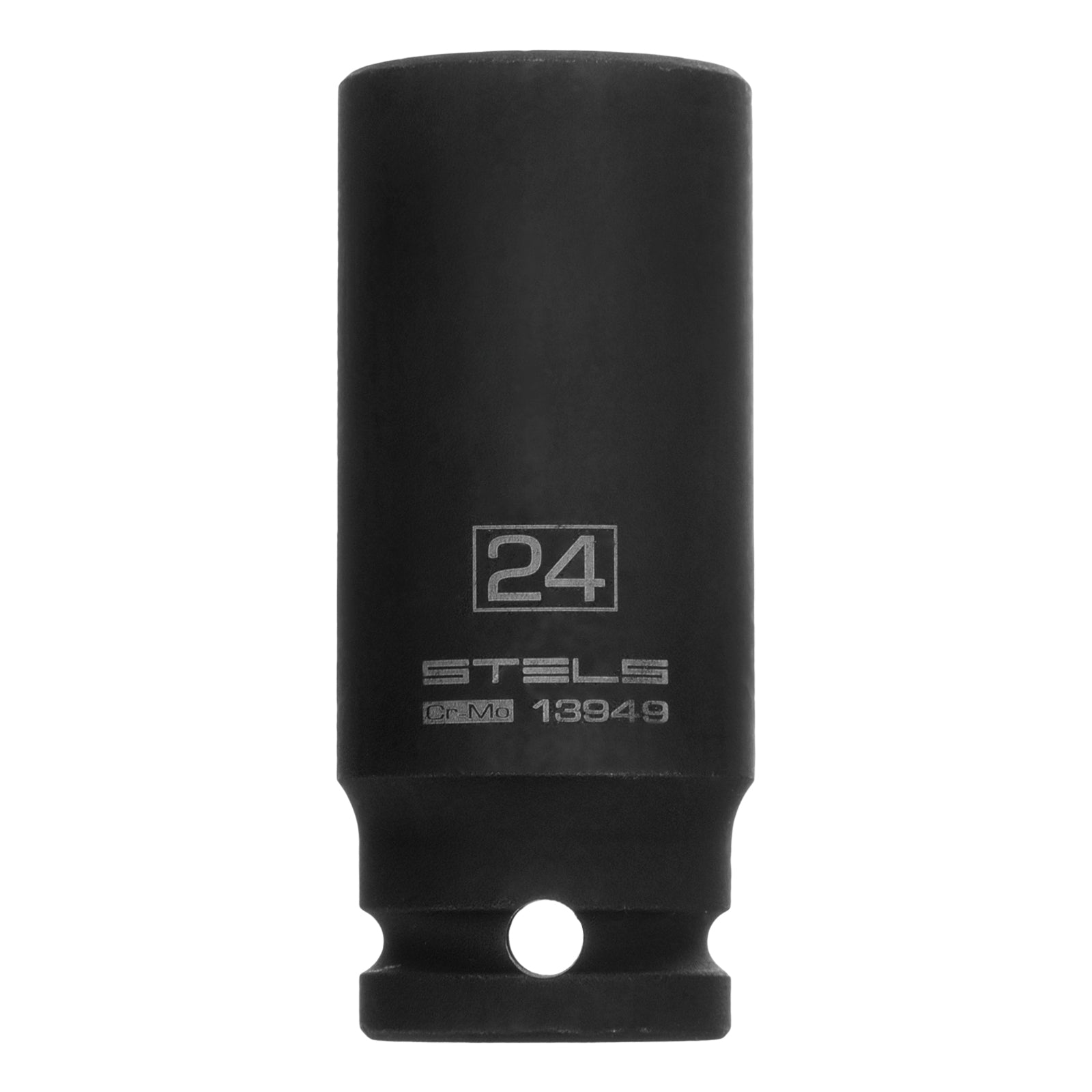 Вложка ударна, удължена, шестостенна 24 мм, 1/2", CrMo  STELS