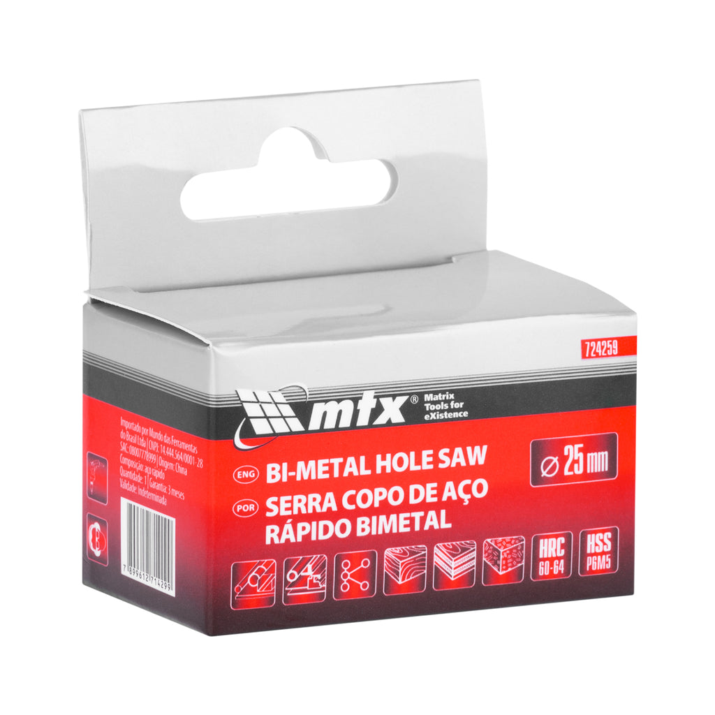 Боркорона Bimetal, 25 мм MTX