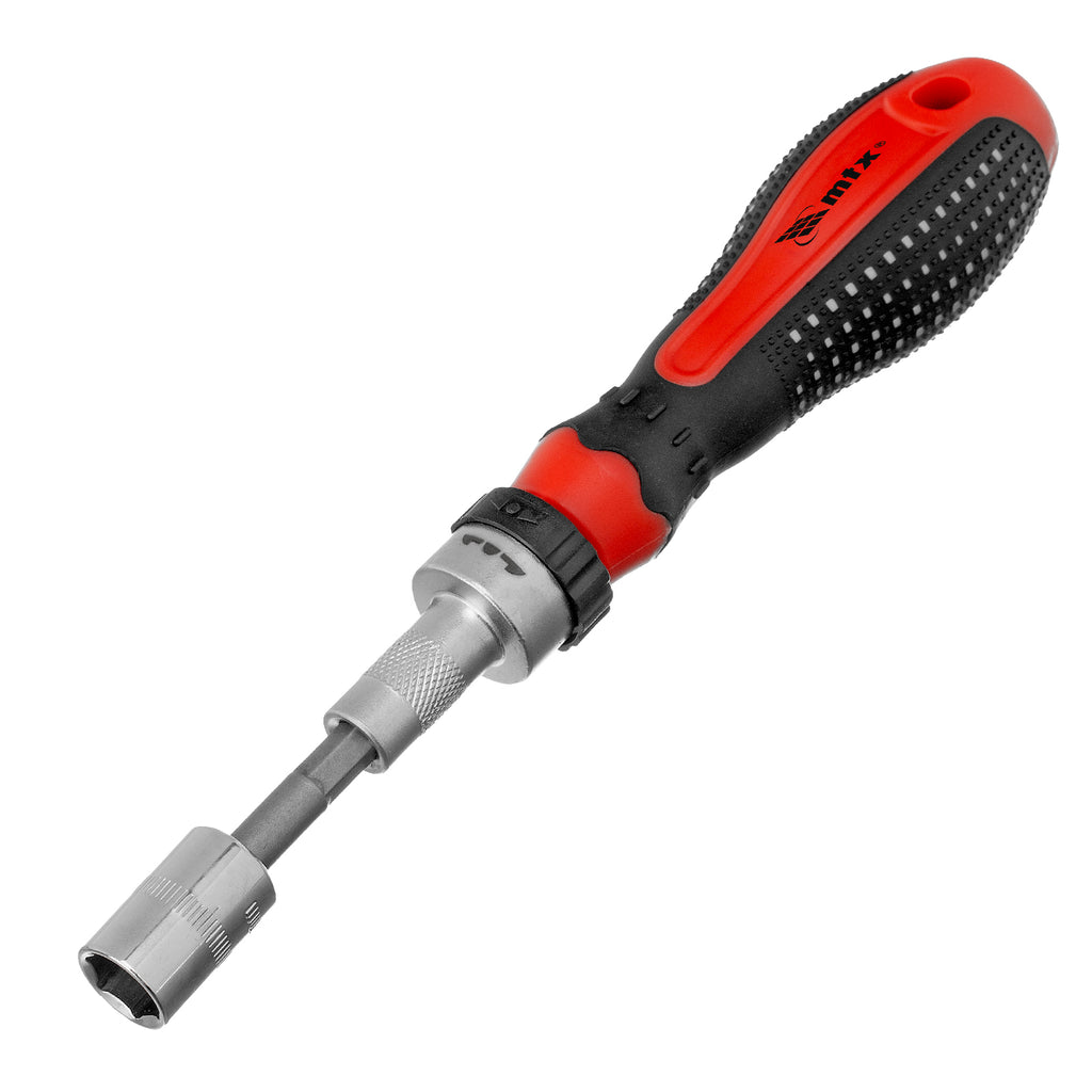 Отвертка реверсивна, К-т битове и вложки, CrV, 16 части, 1/4" MTX
