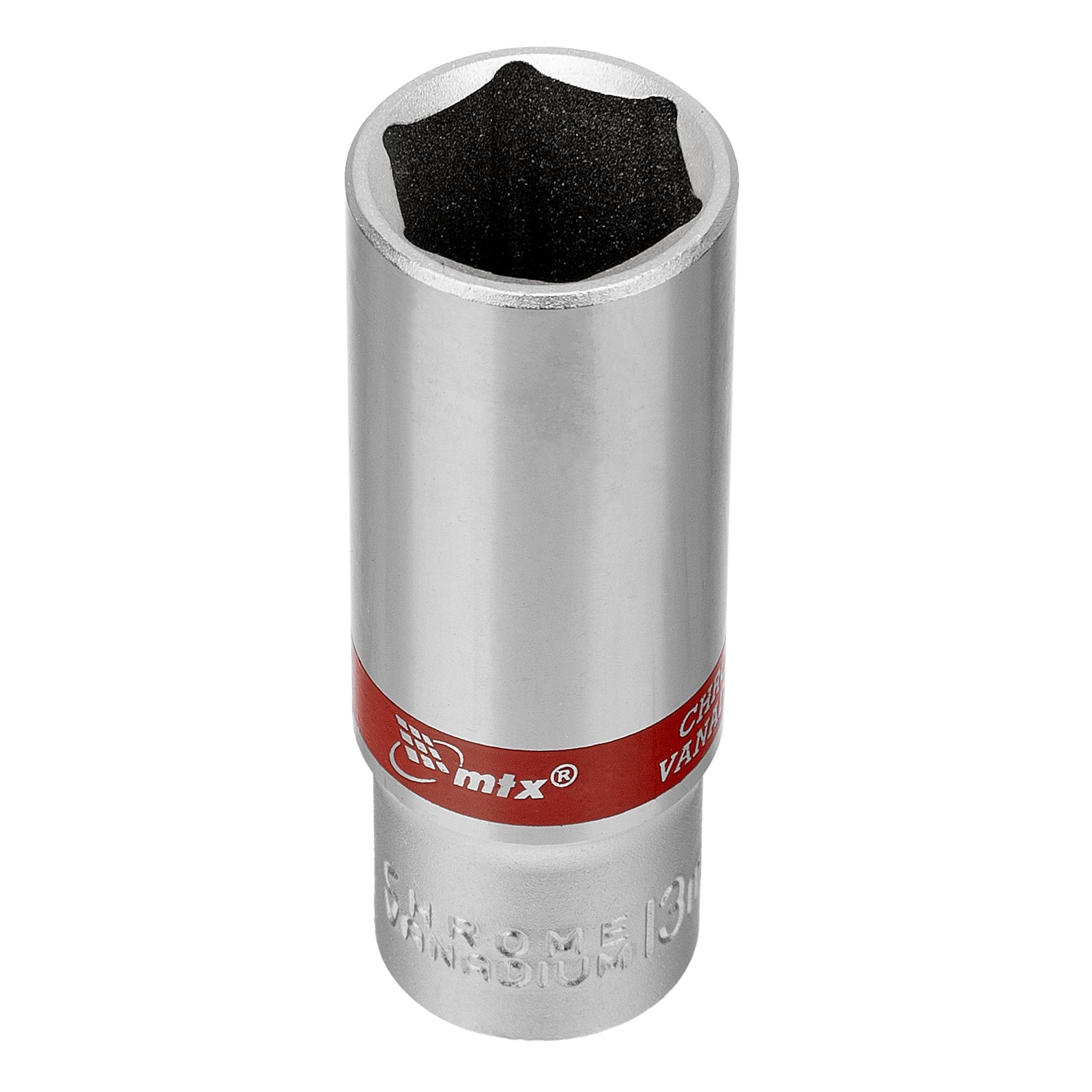 К-т вложки удължени, 1/4", 6-стенни, 10 бр., CrV, 4-13 мм MTX