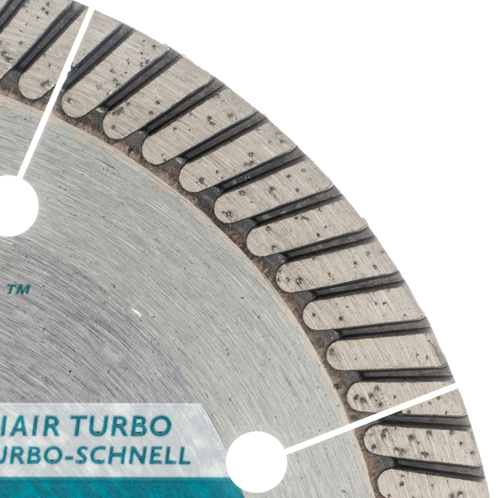 Диск диамантен за сухо рязане, лазерна перфорация, 125х22,2 мм, TURBO  Gross