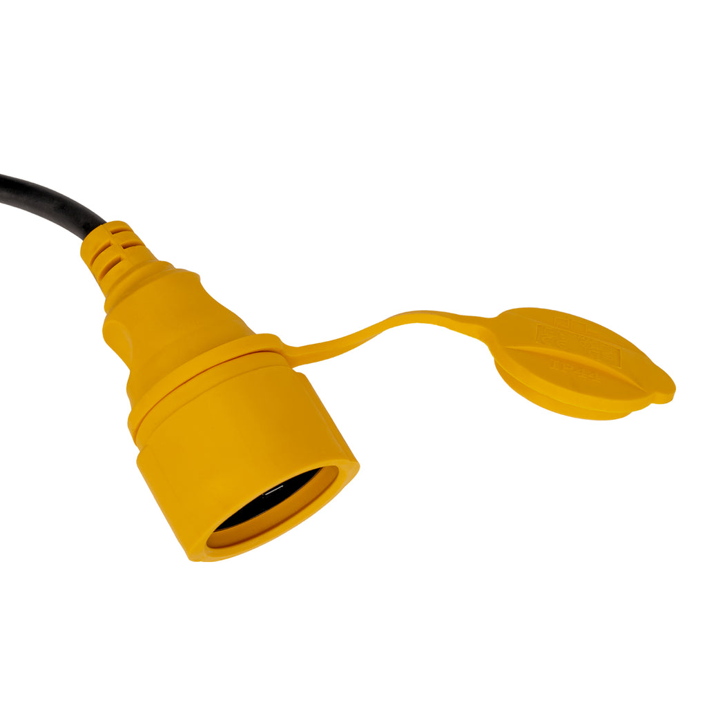 Удължител захранващ, 20m, 1 гнездо, IP44, H05RR-F, 3G*1.5mm, 16A// Denzel