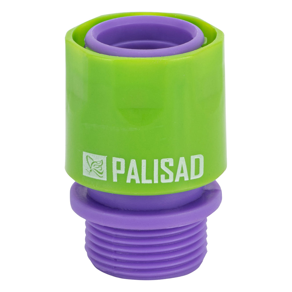Съединител, външна резба 3/4", пластмасов Palisad