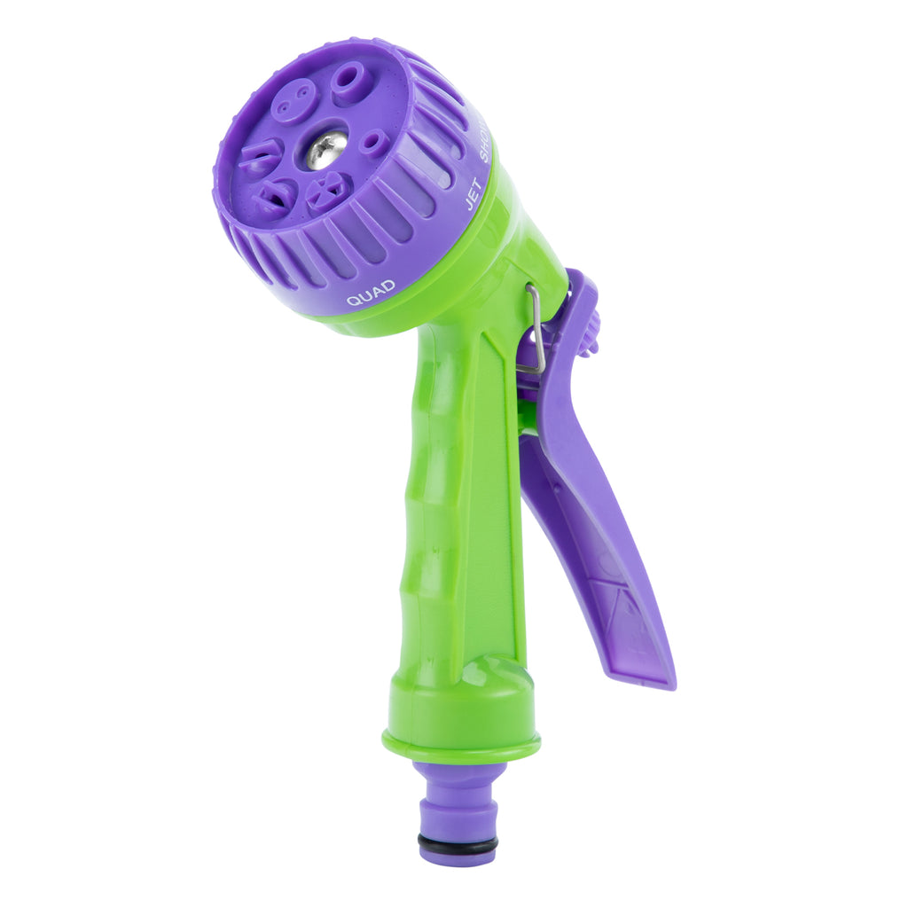 Маркуч спирален, 7,5м х 10мм+съед., адаптер кран 1/2"-3/4", пистол.пръск. 7 ф. Palisad