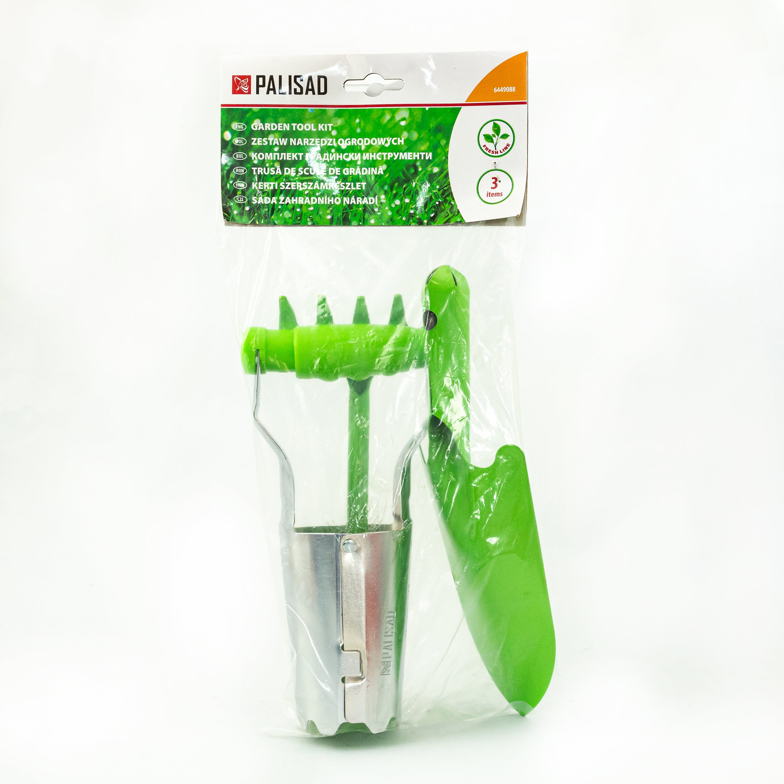 К-т градински инструменти, метални, 3 бр., FRESH LINE Palisad