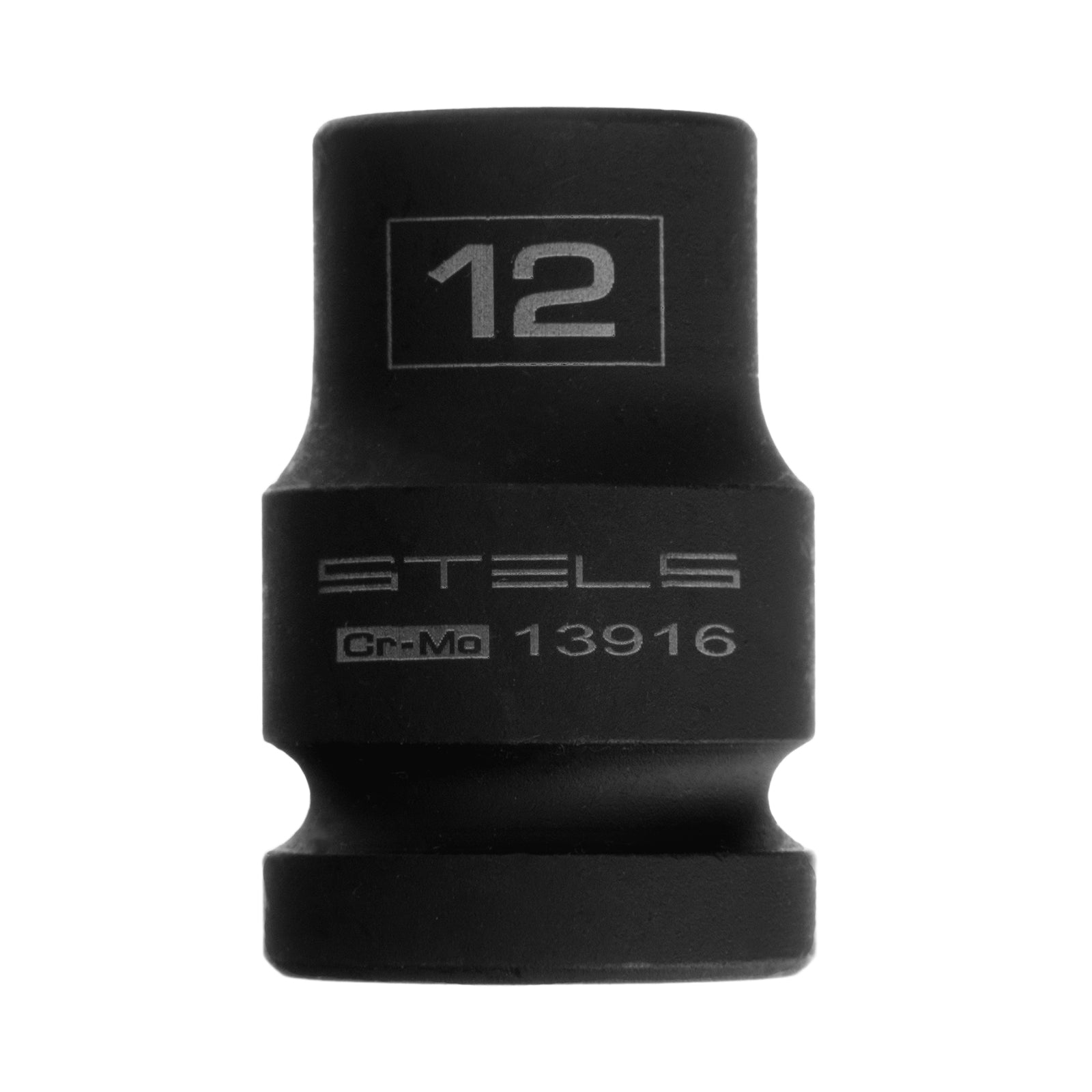 Вложка ударна, 6-стенна 12 мм, 1/2", CrMo  STELS