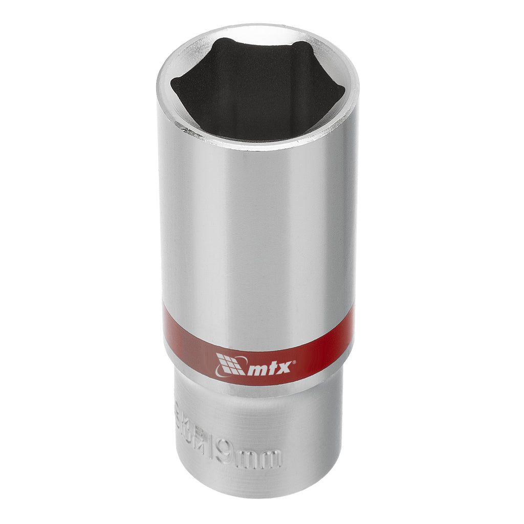 К-т вложки удължени, 3/8", 6-стенни, 10 бр., CrV, 8-19 мм MTX