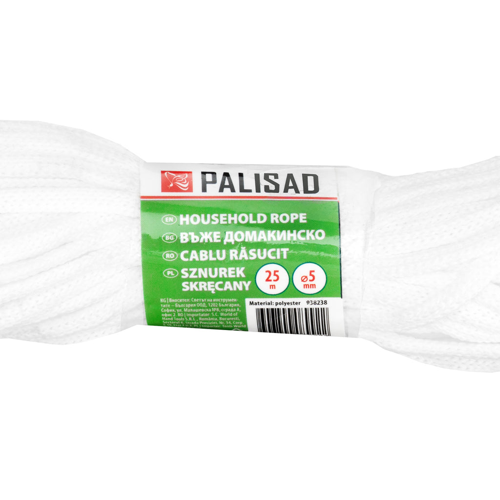 Въже домакинско, 25 м, D 5 мм Palisad