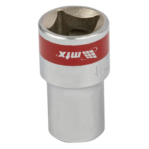 Вложка, 1/2", 12 мм, шестостенна, CrV, хромирана MTX