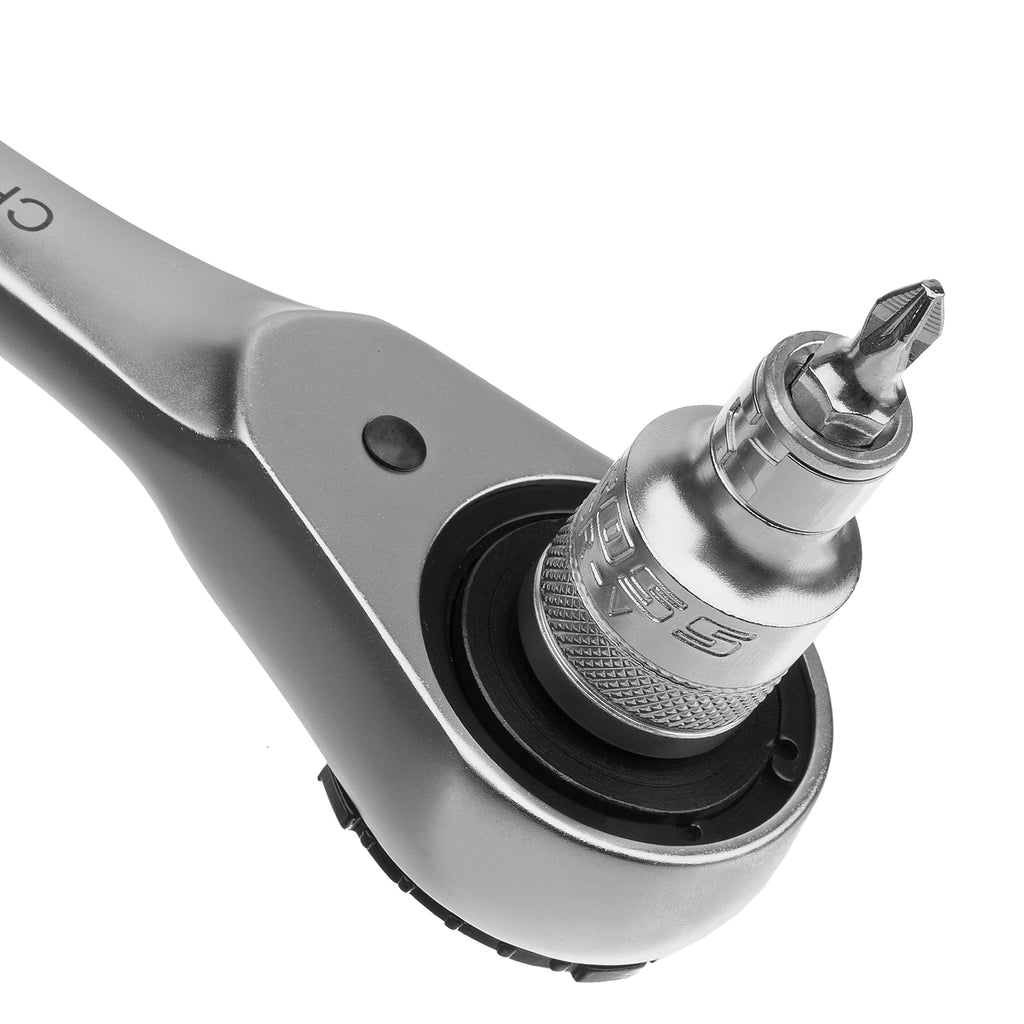 Вложки комплект, 41 бр., 1/2", 1/4", CrV, с тресчотка 120 зъба GROSS