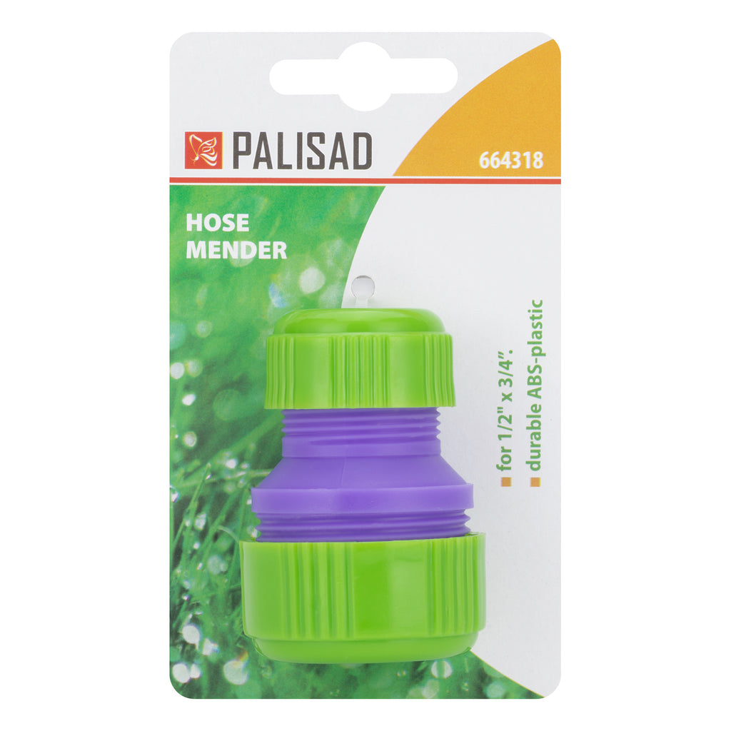 Муфа възстановителна за маркуч, с преход 1/2"-3/4", пластмасова Palisad