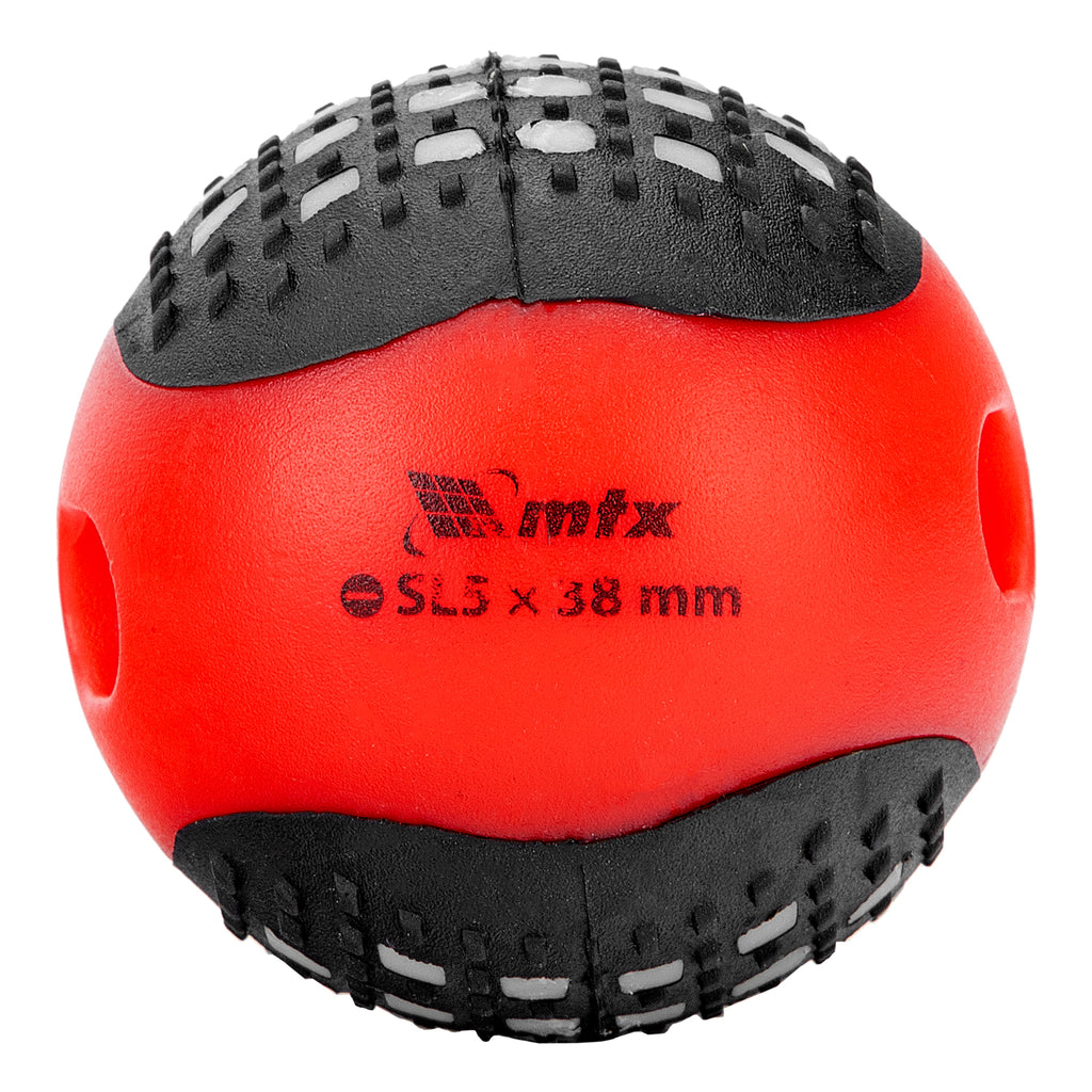 Отвертка Fusion, SL5,0 х 38 мм, трикомпонентна дръжка "anti slip" MTX