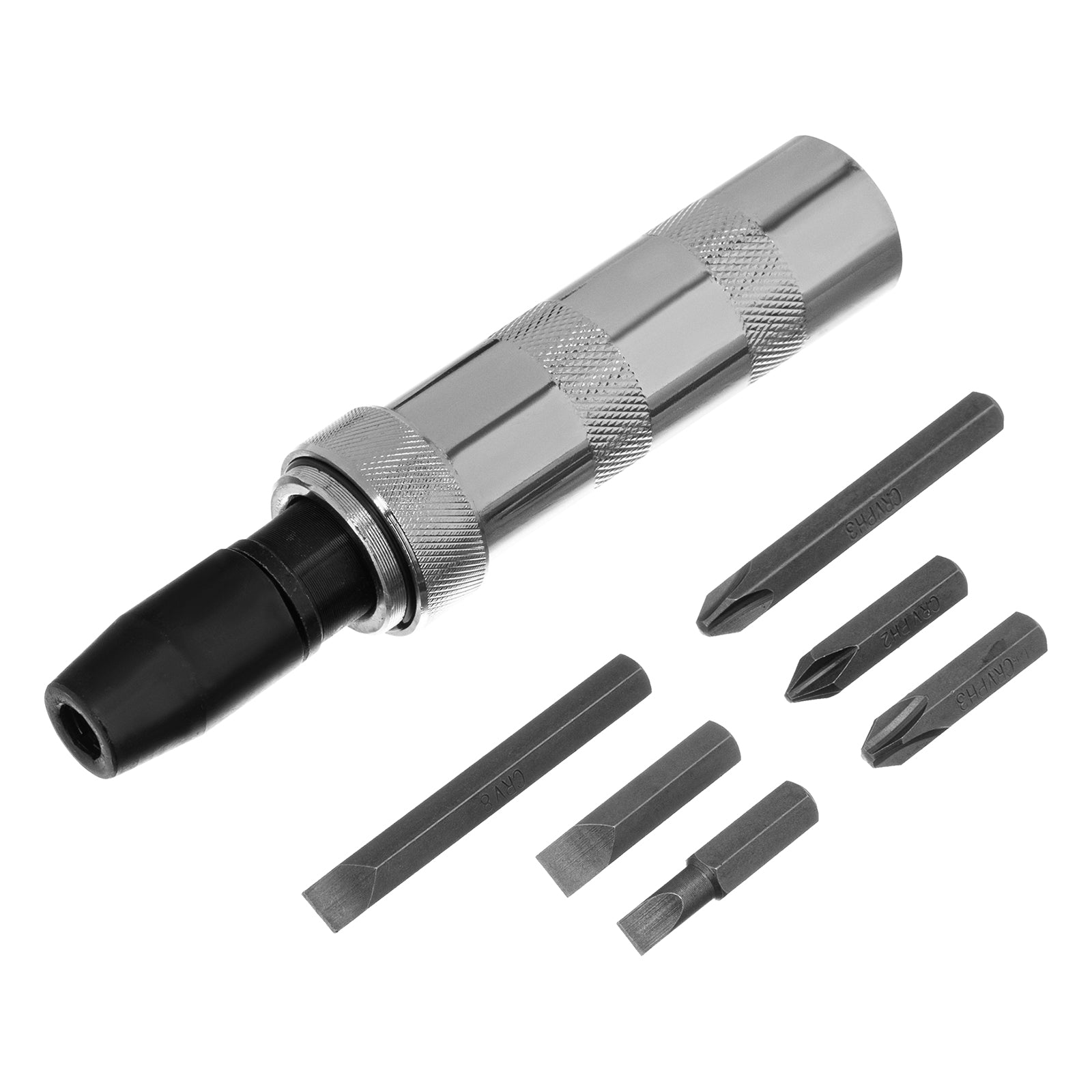 Отвертка ударна 1/2", К-т битове, 6 бр., в пластмасова кутия MTX