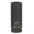Вложка ударна, удължена, шестостенна 21 мм, 1/2", CrMo Stels