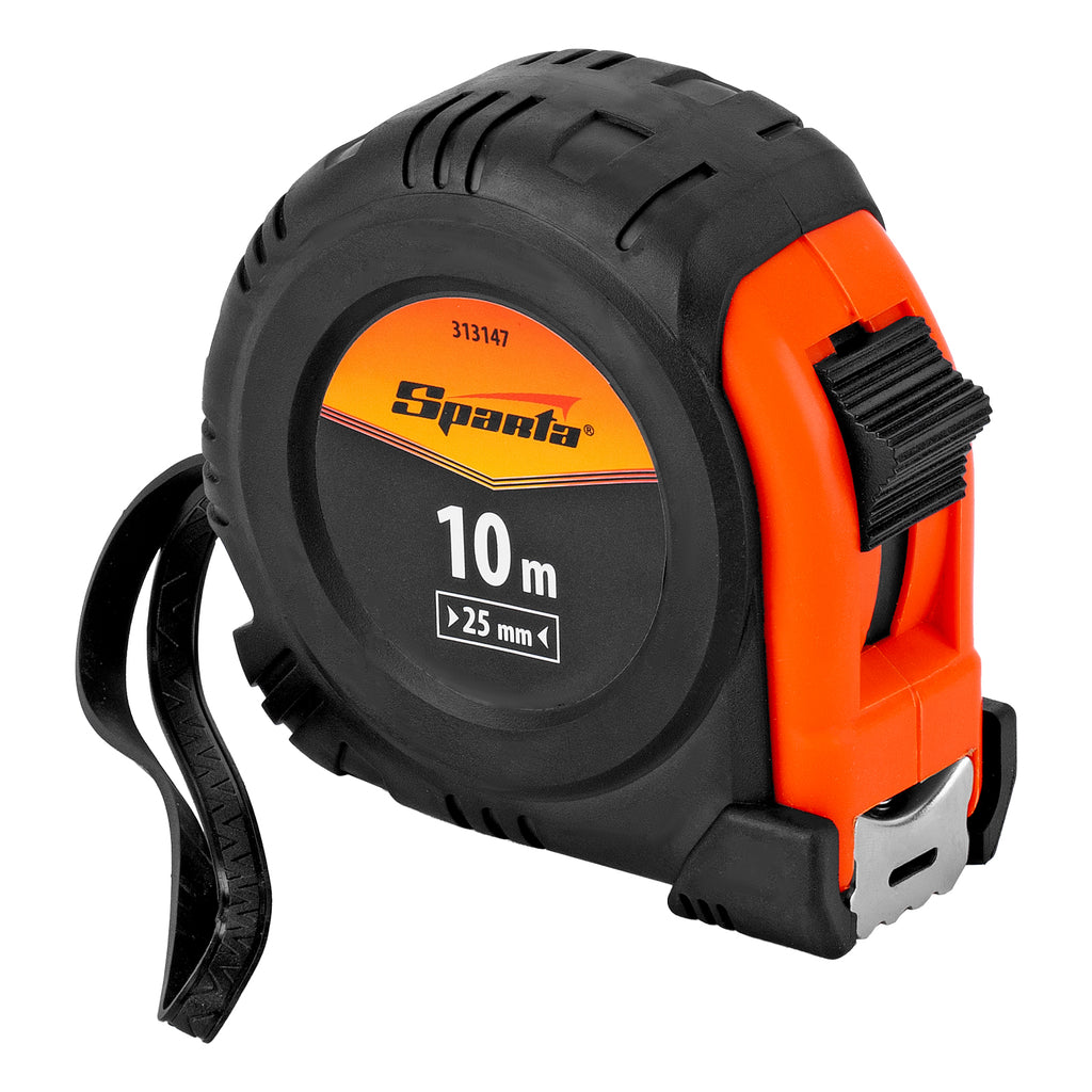 Ролетка Elastica, 10 м x 25 мм, гумирано тяло, CE SPARTA