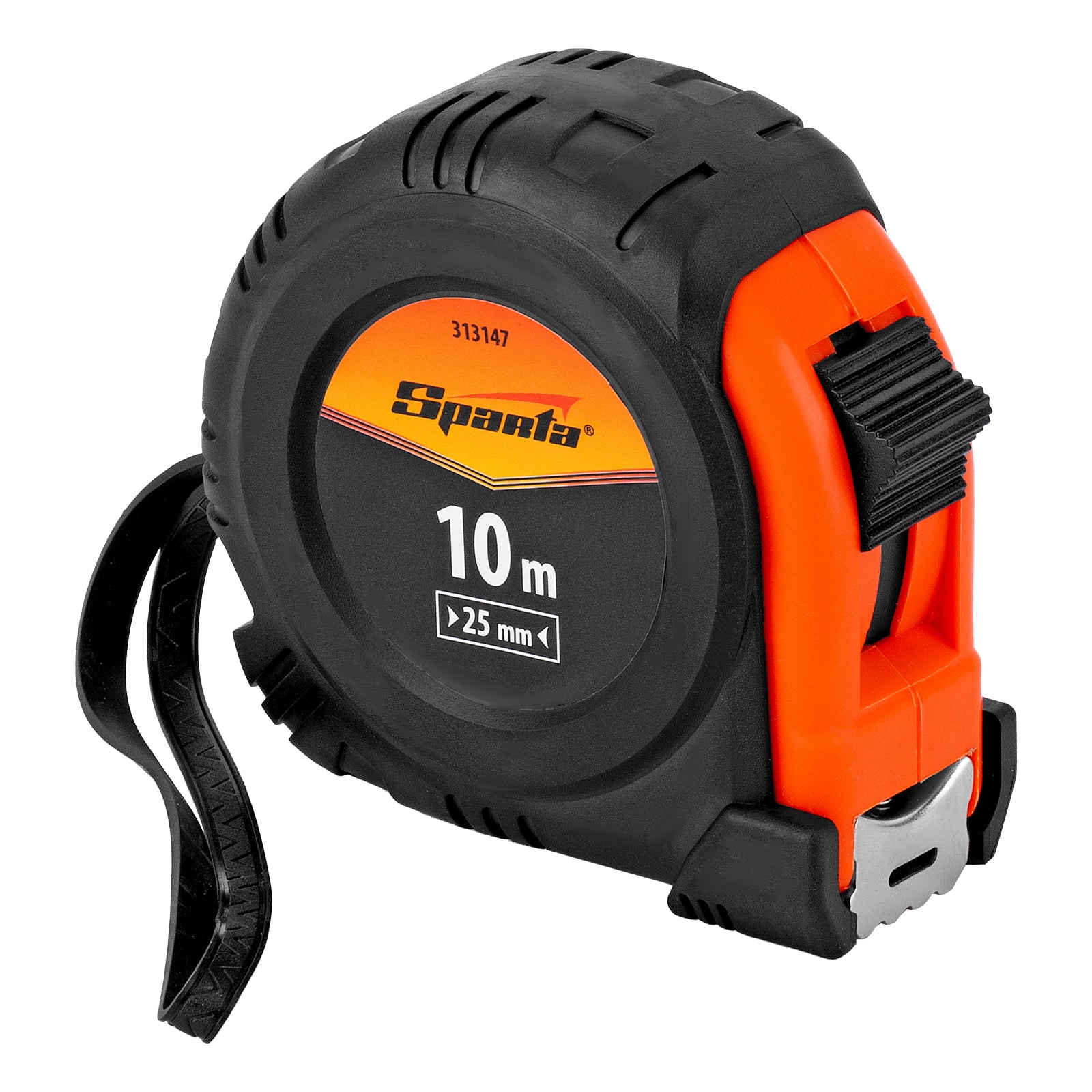 Ролетка Elastica, 10 м x 25 мм, гумирано тяло, CE SPARTA