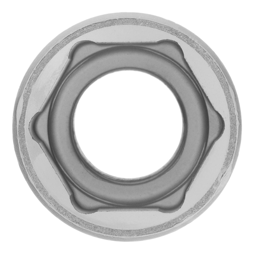Вложка, 1/2", 18 мм, шестостенна, CrV, хромирана MTX