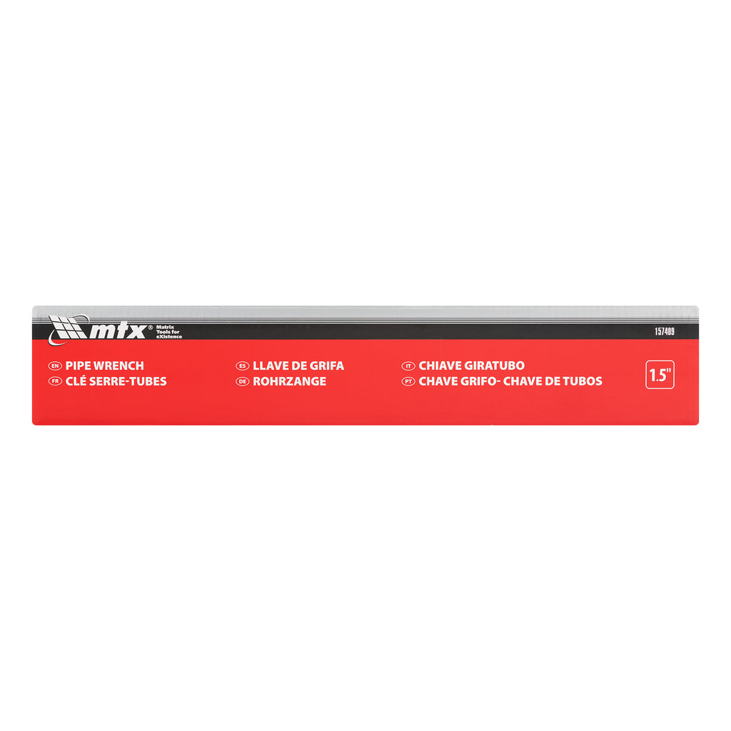 Ключ тръбен, №2, 1.5", с извити челюсти MTX