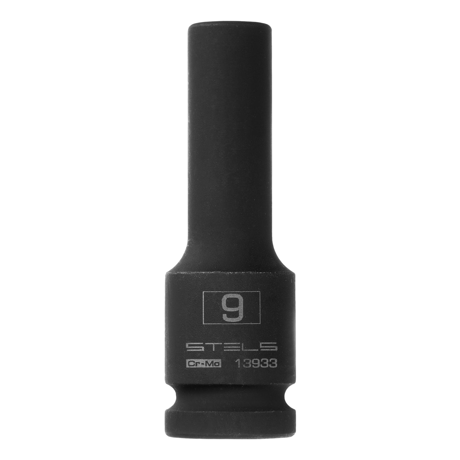 Вложка ударна, удължена, 6-стенна 9 мм, 1/2", CrMo  STELS