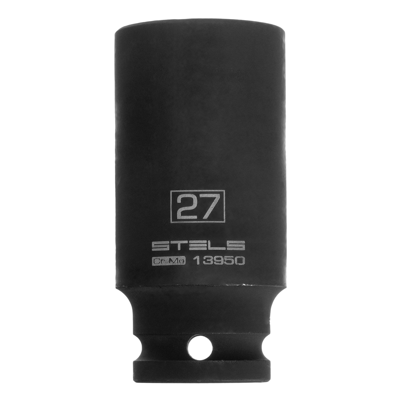 Вложка ударна, удължена, шестостенна 27 мм, 1/2", CrMo  STELS