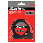 Ролетка Status magnet fixation, 5 м х 19 мм, гумиран корпус, магнитен накрайник, СЕ MTX
