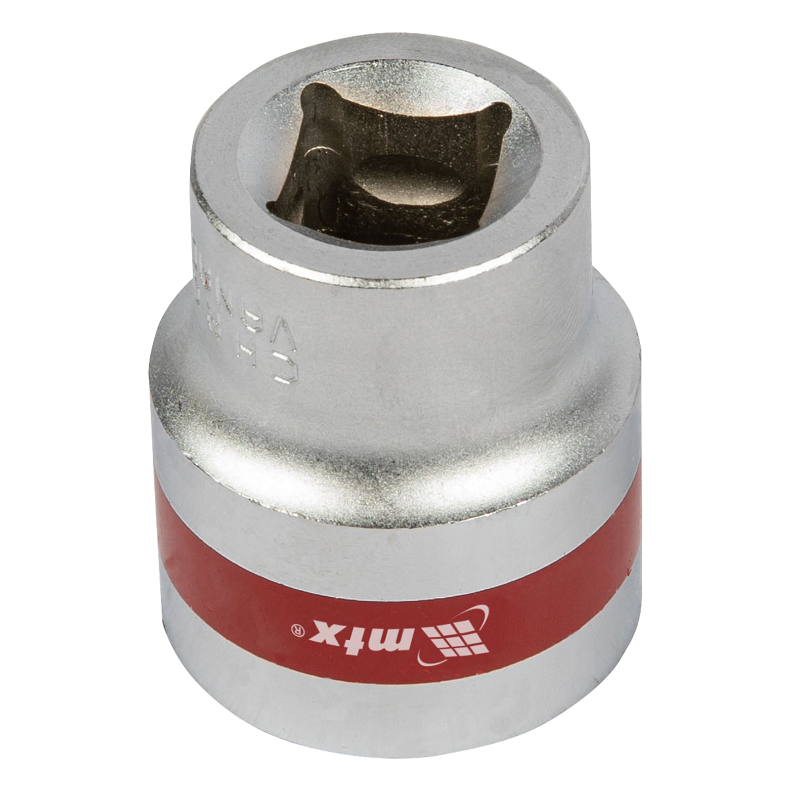 Вложка, 1/2", 24 мм, шестостенна, CrV, хромирана MTX