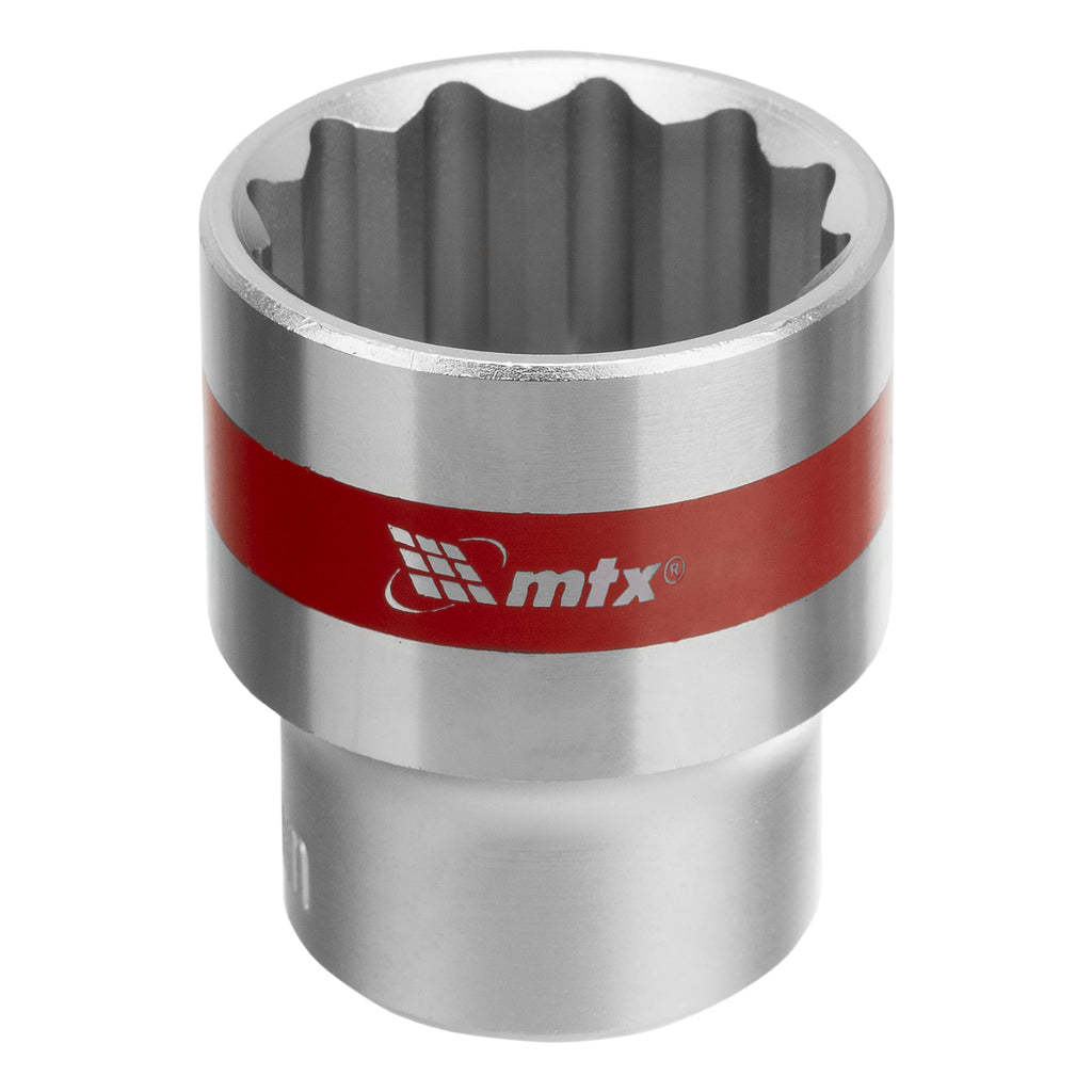Вложка, 1/2", 24 мм, 12-стенна, CrV, хромирана MTX