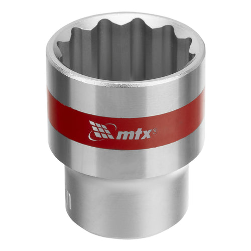 Вложка, 1/2", 24 мм, 12-стенна, CrV, хромирана MTX