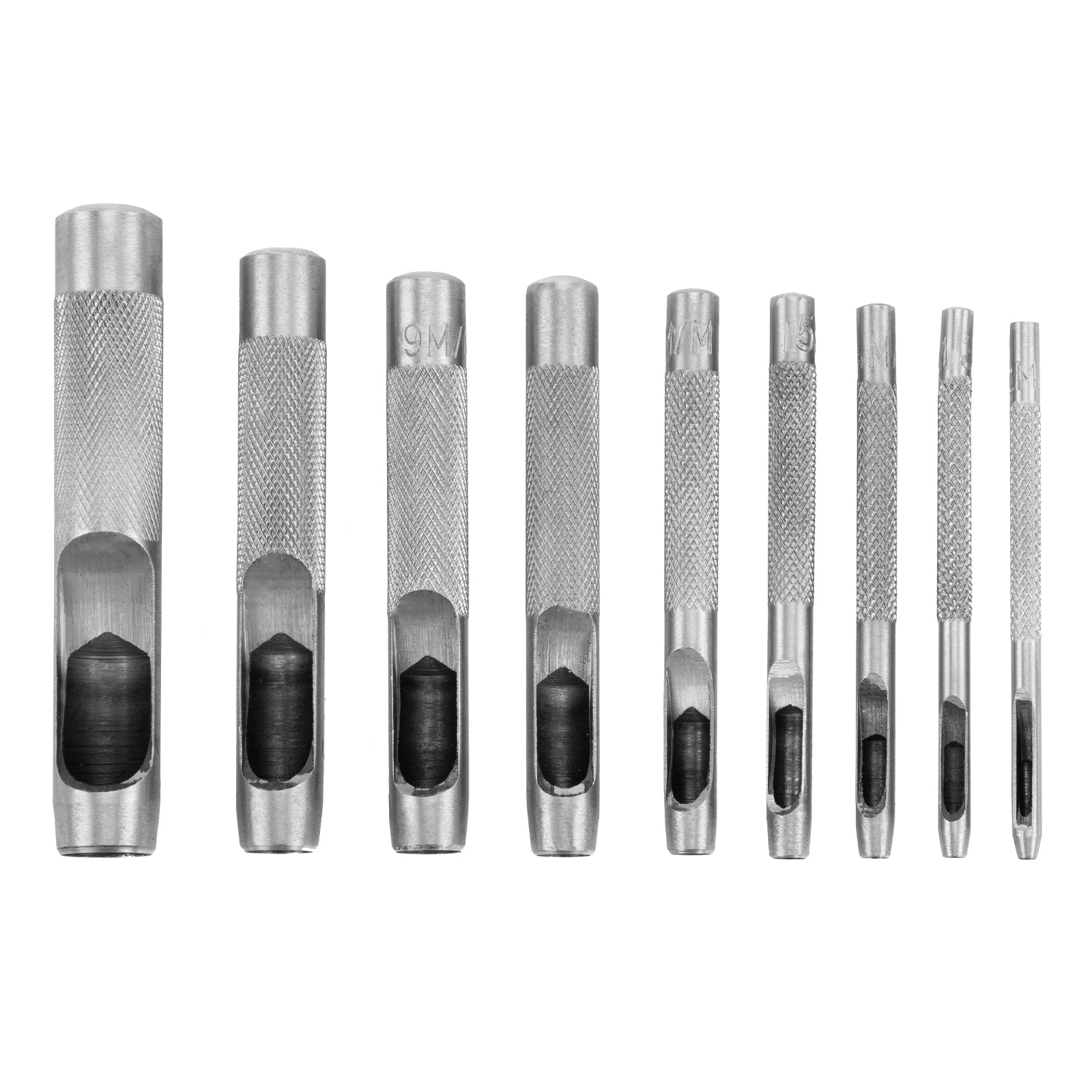 К-т замби за кожа 2, 3, 4, 5, 6, 8, 9, 10, 13 мм, 9 броя, калъф MTX