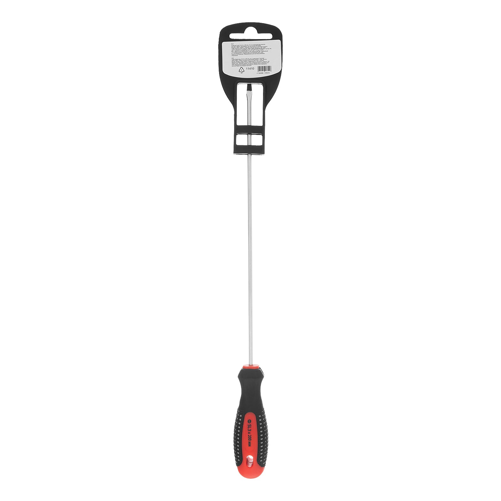 Отвертка Fusion, SL3,0 х 200 мм, трикомпонентна дръжка "anti slip" MTX