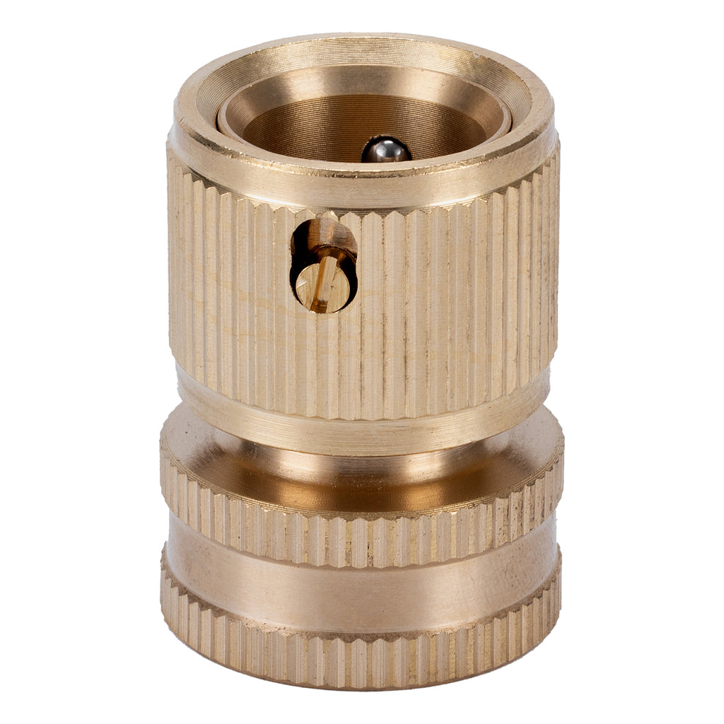 Съединител, вътрешна резба 3/4", месингов Palisad