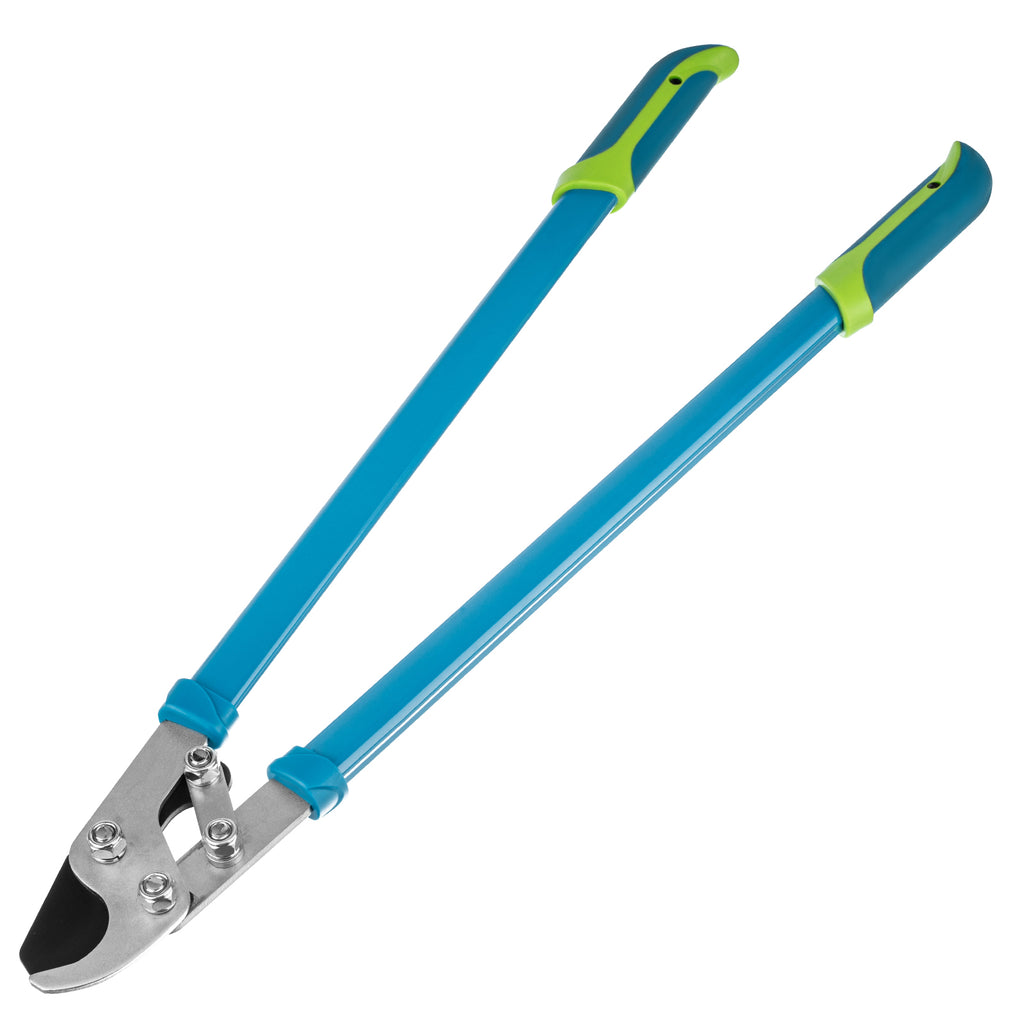 Ножица лозарска, прав разрез, 750 мм двуръкохватков механизъм, двуком. дръжки LUXE Palisad