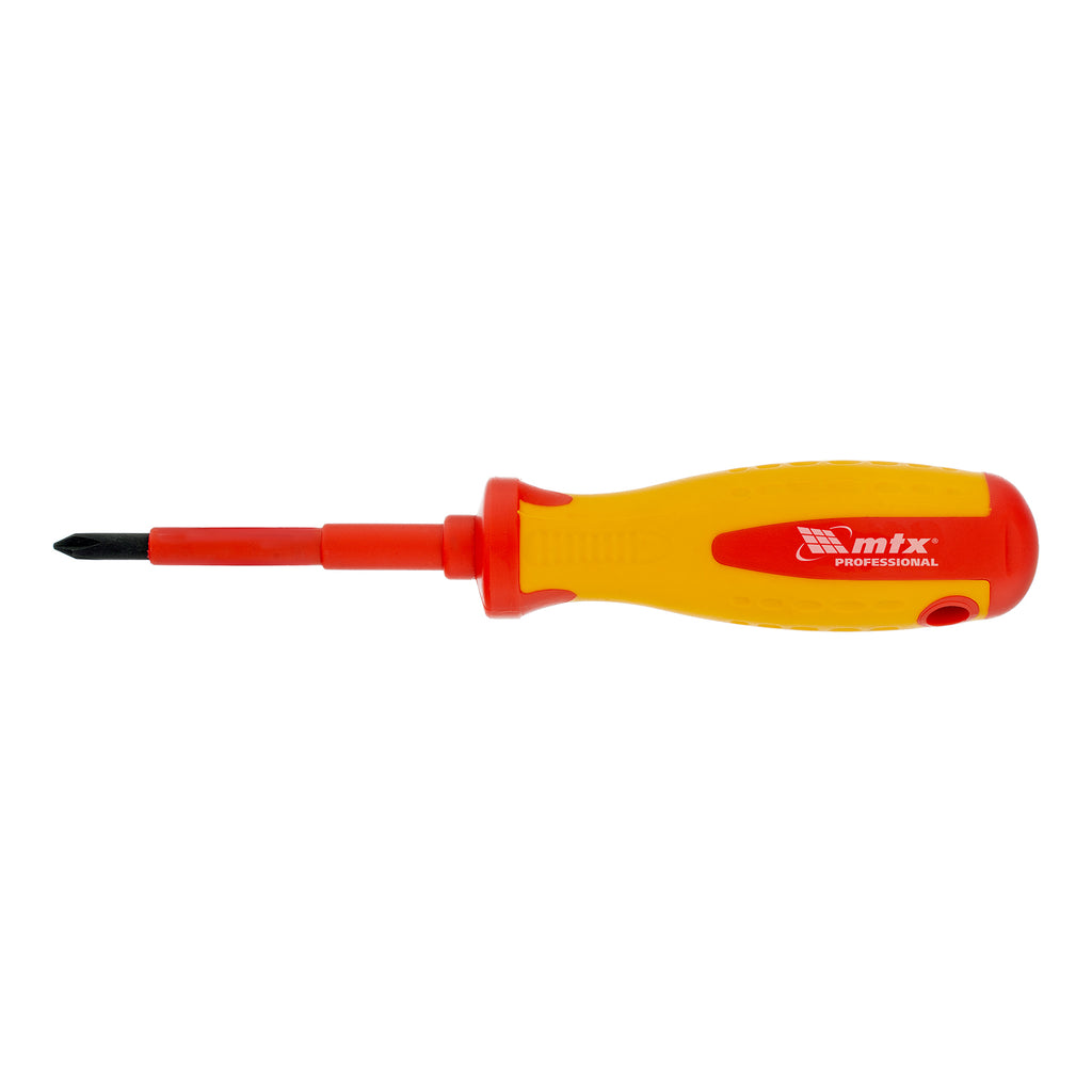 Отвертка Insulated, PH1 х 75 мм, CrMo, до 1000 V, двукомпонентна дръжка MTX