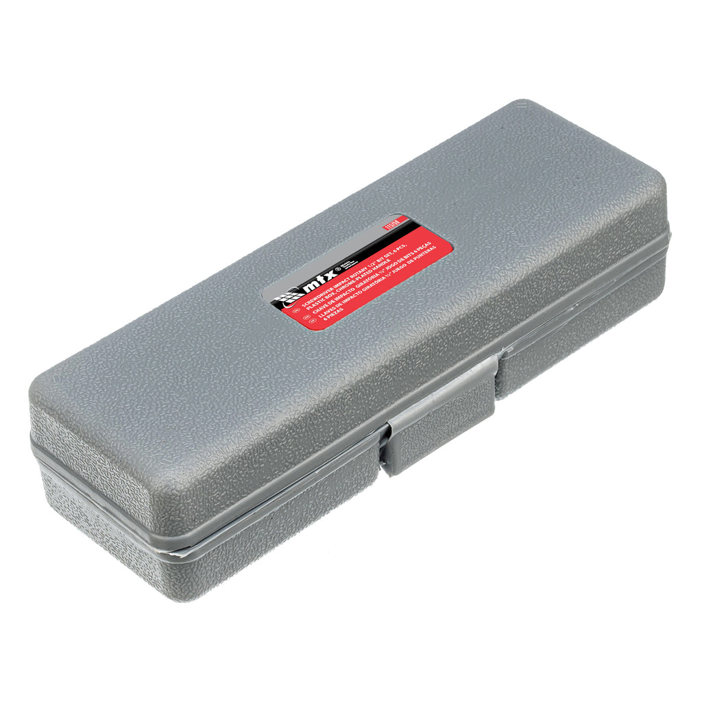 Отвертка ударна 1/2", К-т битове, 6 бр., в пластмасова кутия MTX