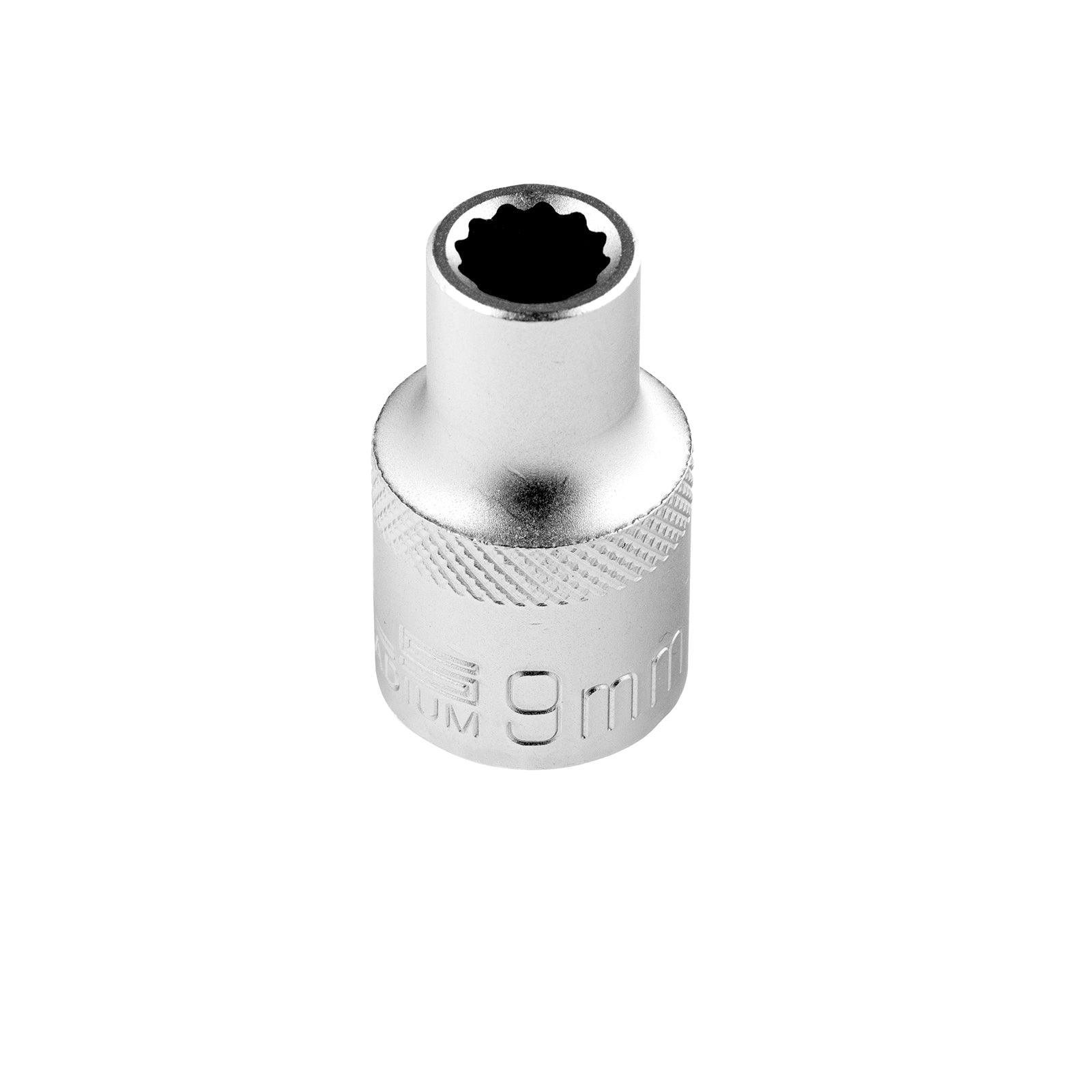 Вложка 9 мм, 12-стенна, CrV, 1/2", хромирана Stels