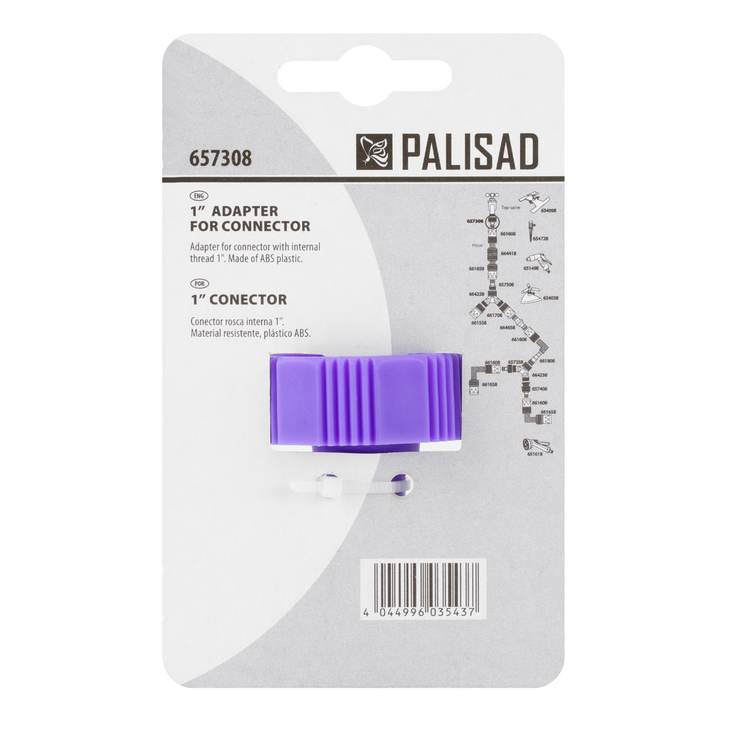 Адаптер за кран, вътрешна резба 1", пластмасов Palisad