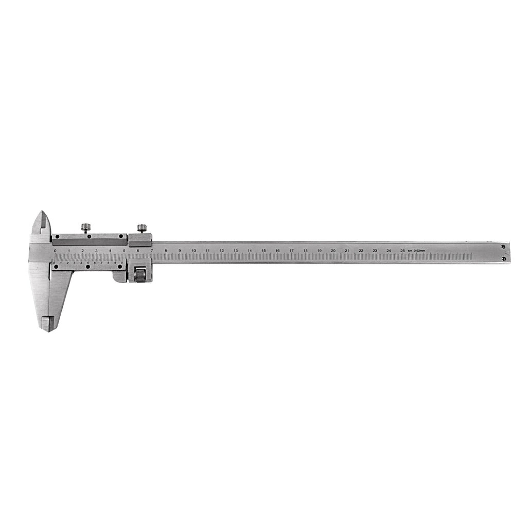 Шублер, 250 mm, точност 0,02 mm, с дълбокомер MTX