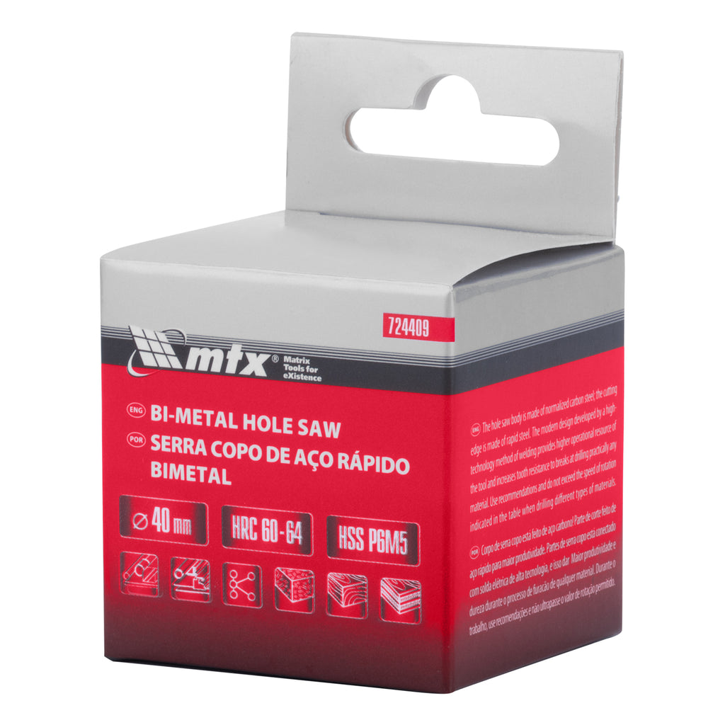 Боркорона Bimetal,  40 мм MTX