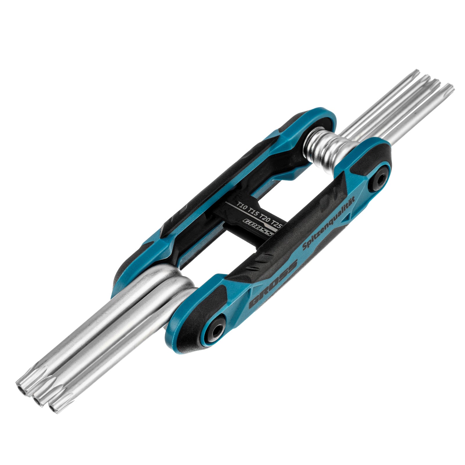 К-т ключове имбусни Tamper-Torx, TT10-TT40, CrV, сгъваеми, 7 бр.Gross