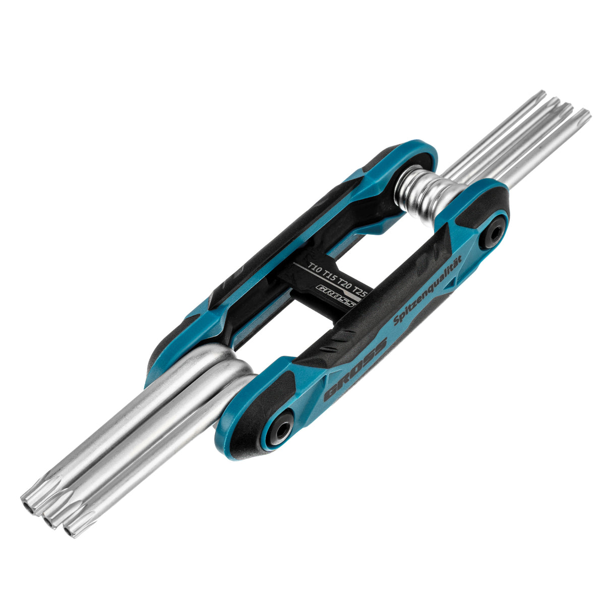 К-т ключове имбусни Tamper-Torx, TT10-TT40, CrV, сгъваеми, 7 бр.Gross