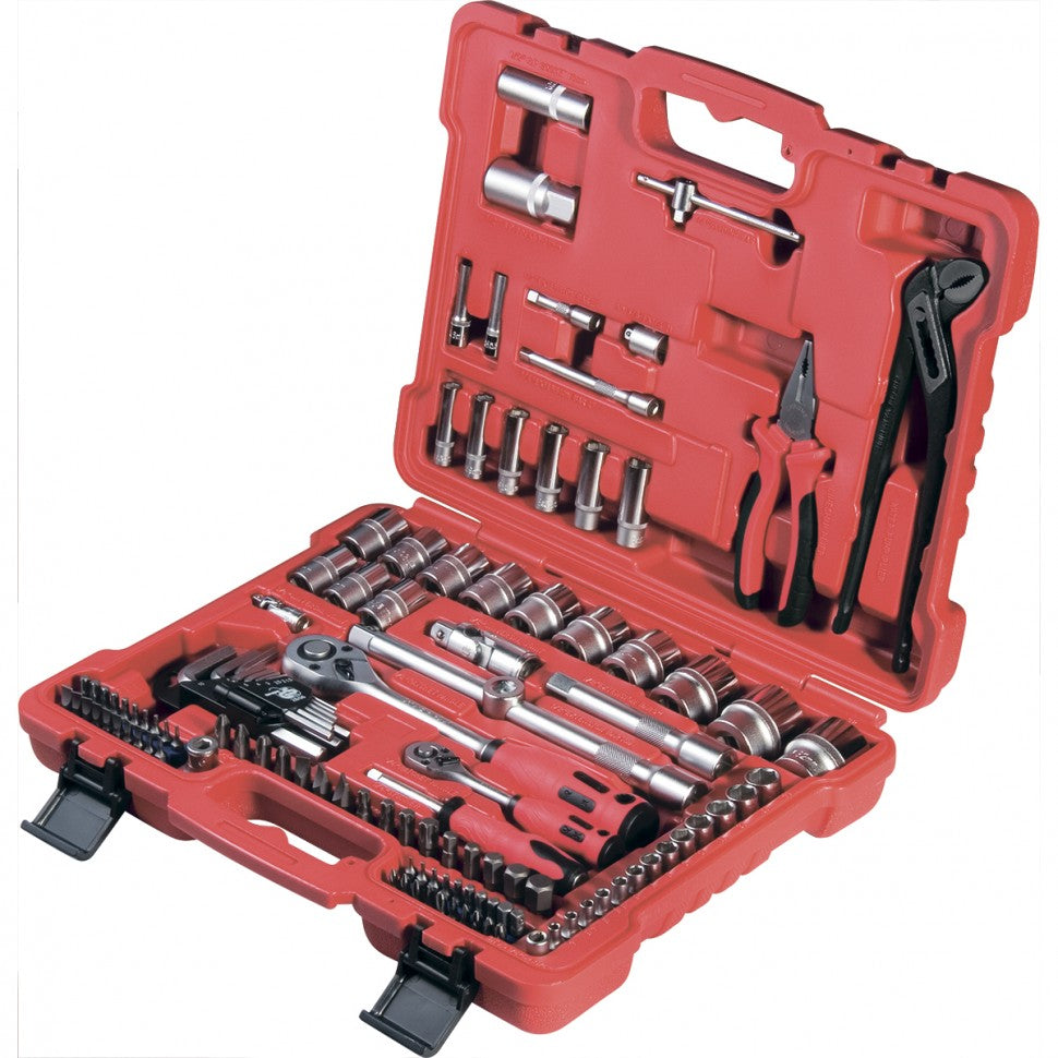 К-т инструменти, 117 части, 1/4", 1/2" и 5/16" MTX PROFI