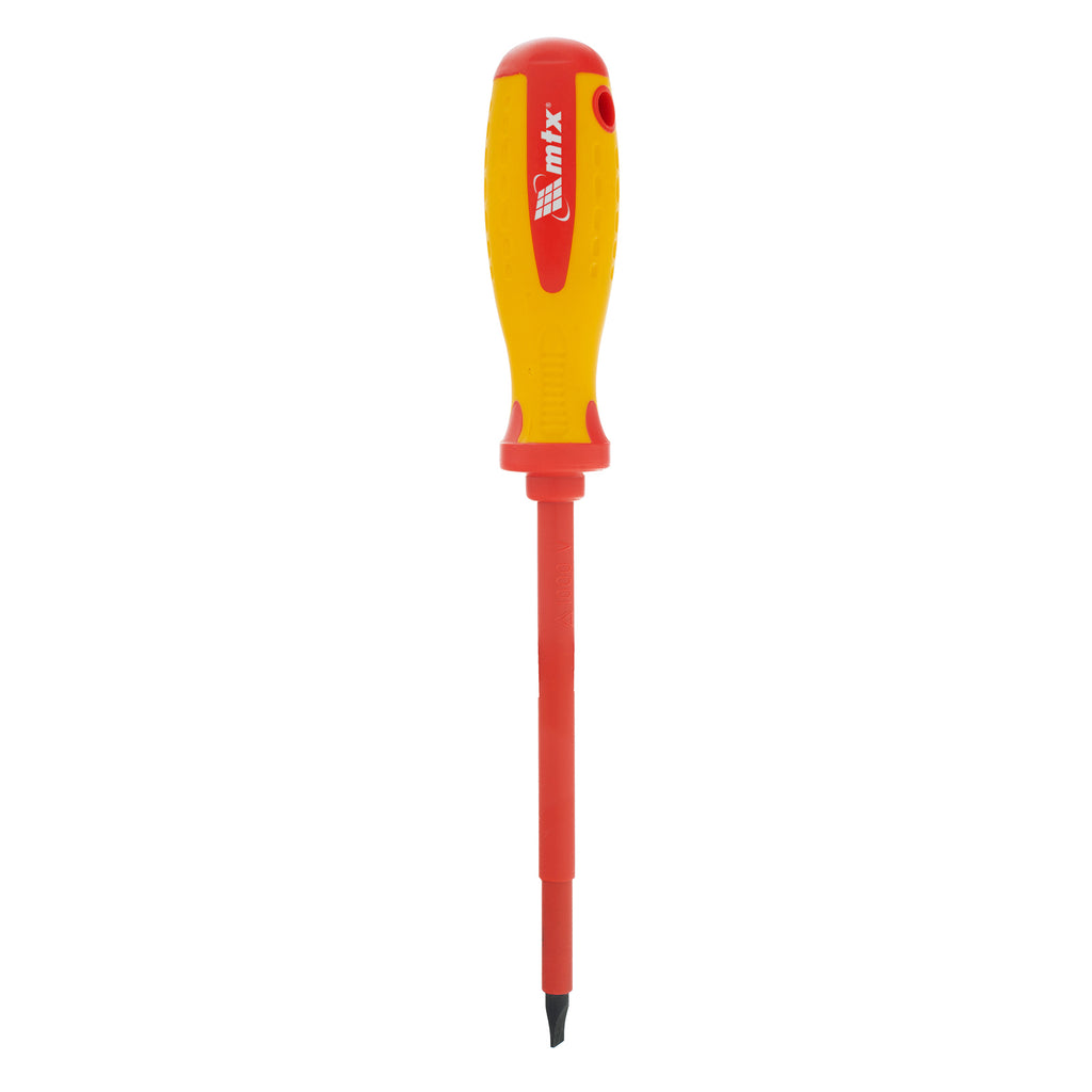 Отвертка Insulated, SL6,5 х 150 мм, CrMo, до 1000 V, двукомпонентна дръжка MTX