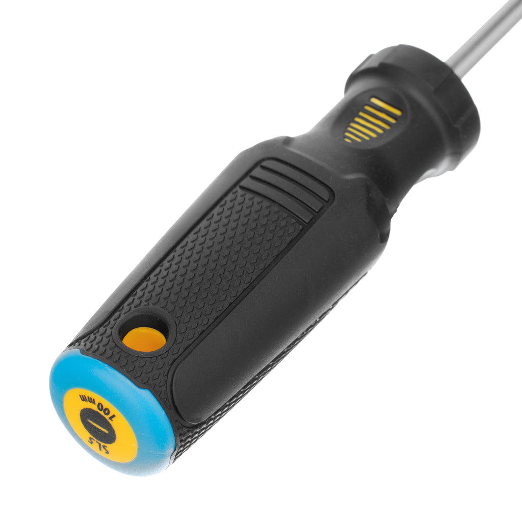 Отвертка SL5х100, S2, трикомпонентна дръжка DENZEL
