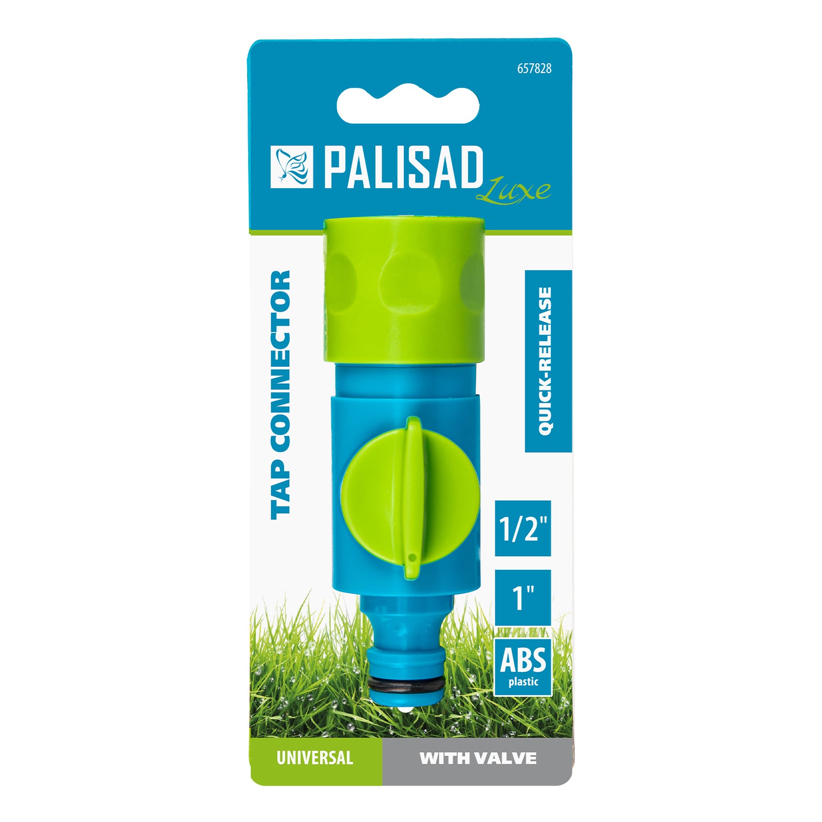Съединител, бързо освобождаващ се, за кран, с превключвател, LUXE PALISAD